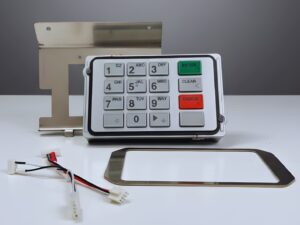 Hyosung 8000R Keypad, Part Number: 7130020100 + PCI Compliancy Upgrade Kit  for Hyosung NH2700SE (Accessories Only) (from 6000K keypad to 8000R or X1) Pn: S3200000556, S7200001298, S4210003125