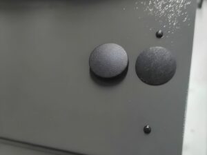 Black Plastic Cap - Plugs for holes in ATM Machine Part No. S33800601