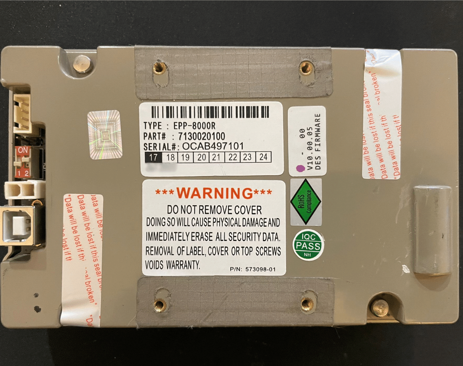 Advance exchange of Nautilus Hyosung 8000R Keypad, PN: 7130020100, - Image 2