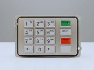Refurbishment of Nautilus Hyosung 8000/X1 Keypad, (This is not a part listing. REPAIR ONLY)