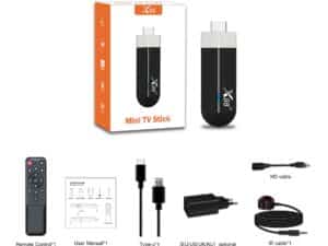 4GB+32GB Android 11 TV Stick 4K Ultra HD Streaming Media Player Quad-Core TV Box