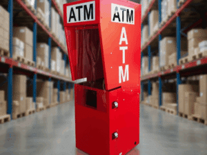 Heavy-Duty Outdoor ATM Enclosure with Lexan Lighted Topper / Free Shipping / Buy Now Pay Later available